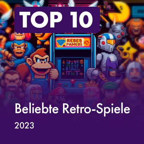 Top 10 meistgespielte Retrospiele des Jahres 2023